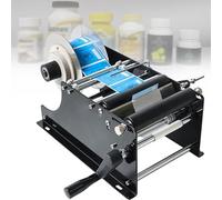Manual Round Bottle Labeling Machine Adjustable Labeler Label Applicator Machine,Round Bottle Labeling Machine,for cans and Bottles