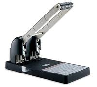 Manual Round Hole Punch Binder, 2-Hole Financial Voucher Binding Machine, 150 Sheet Capacity for Office Accounting and Learning Supplies