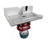 Manual Router Lift Anti-Rust Clear Scale Practical Lifting | Woodworking Router Table Woodworker Woodworking Engraving Machine Small Trimming Machines Engraving Motors Table System Lift