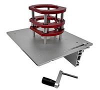 Manual Router Lift Practical Anti-Rust Clear Scale | Table Saw Insert Base Plate for Woodworking Engraving Small Trimming Machines Engines Motors Woodworker