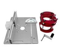 Manual Router Lift, Router Table Lift - Portable Aluminium Alloy Router Lift Set, Anti-Rust Lifting System Base Clear Scale Processing Tools Engraving Tools for Machining and Engraving Machine
