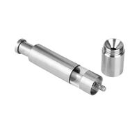 Manual Salt Grinder with Thumb Press Button Refillable Small Pepper Mill for Daily Cooking Baking Or Camping Essential Ergonomic Manual Spices Grinder