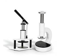 Manual Sample Flattening Machine For Microscopes - High-precision Calibration Tool With An Accuracy Of ≤ 0.5mm, For Laboratory Analysis, With A Flat And Smooth Surface(B)