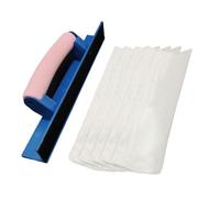 Manual Sanding Block, 90 Degree Triangular Sander | Manual Tool with 50 Sanding Cards for Wood Furniture Walls Home Beginners