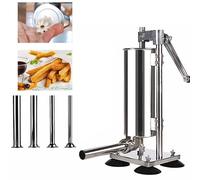 Manual Sausage Filler with Food-Grade Tubes & Suction Cups, Perfect for Home Kitchen Sausage Making