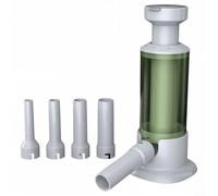 Manual Sausage Filling Machine with Four Sizes of Stuffing Tubes for Sausage Production, Easy to Operate and Clean (Green)