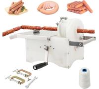 Manual Sausage Linker Machine, Adjustable Diameter 0-45mm, Hand-Rolling Knot Tying Tool for Commercial Sausage Making, Perfect for Butchers and Meat Processors