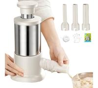 Manual Sausage Machine - Commercial Stainless Steel Meat Maker Durable Kitchen Sausage Making Tool Professional Glutinous Rice Bratwurst | Prep Equipment