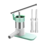 Manual Sausage Maker, Meat Filling Kitchen Machine, Ergonomic Handle | 9.84x4.53x8.07 inches Vertical Various Sizes, for Dining Room, Restaurants, Cafeteria, Long-Lasting Use