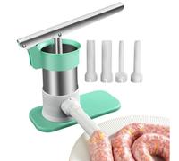 Manual Sausage Stuffer - 25x11.5x20.5cm Stainless Steel Vertical Sausage Maker Stuffer | Homemade Sausage Stuffer | Sausage Filling Machine for Making Different Sizes of Sausages for Home Kitchen