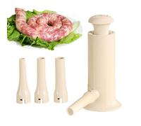 Manual Sausage Stuffer - Tube Filling Press, Grinder Link Tool | Vertical Meat Tube Loader, Vegetable Sausage Extruder Kit for Professional Chefs Preparing Fresh Links in Restaurant Kitchens