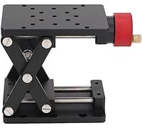 Manual Scissor Lift Platform, High Precision Aluminum Alloy for Heavy Duty, Ideal for Physical, Chemical, Biological Lab Experiments