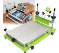 Manual Screen Printing Machine for Textile, Glass, Metal - Durable Aluminum Alloy with High-Temp Baking Paint for Anti-Rust Performance