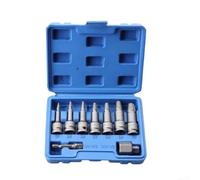 Manual Screw Removal Kit 9PCS For Broken Stripped Rusty Fasteners Works With 3/8 Inch Drive Tools HSS Material Construction(b)