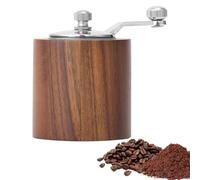 Manual Seasoning Grinder - Wooden Hand Coffee Grinders Crushing Tool Unit, Adjustable Grinding Level Coarseness Control Mechanism | Effective Grinder for Sesame Nuts Salt Cumin Spice Count