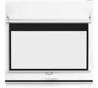 Manual Self-Locking Projection Screen, Portable Movie Screens for Home Theater, Presentation, Education, and Public Displays