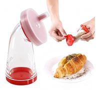 Manual Sesame Seed Grinder, Spice Mill for Sesame, Flaxseed & Spices, Easy Twist Hand Grinder for Rice Salads Noodles & Stir-Fries, Plastic Body & Stainless-Steel Core