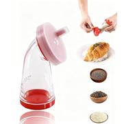 Manual Sesame Seed Mill Grinder for Fresh Flavor, Hand Seasoning Crusher Tool, Flaxseed/Salt/Pepper Grinder, Easy Twist Kitchen Tool for Salads, Rice, Noodles, Baking, Coffee, Tea, Garlic, Spices