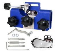 Manual sharpening of the chainsaw, manual chainsaw sharpener, chain sharpener for all chainsaws and electric saws