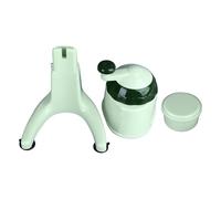 Manual Shaved Ice Machine, Hand Crank Snow Cone Maker with Stainless Steel Blades and Ice Mold for Home Kitchen Camping Use, Easy to Use Portable Ice Crusher