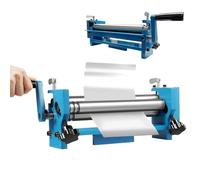 Manual Sheet Metal Bending Machine for 300mm Processing, Max Thickness 1mm, Suitable for Low Carbon Steel, Copper, Aluminum Alloys - Versatile Workshop Tool