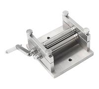 Manual Sheet Plate Rolling & Bending Machine for Soft Metal, Brass & Copper - Hand-Operated Precision Slip Roll Former for Jewelry Making, DIY, Home Workshop, and Metal Shaping