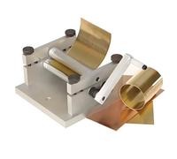 Manual Sheet Plate Rolling & Bending Machine for Soft Metal, Brass & Copper - Hand-Operated Precision Slip Roll Former for Jewelry Making, DIY, Home Workshop, and Metal Shaping