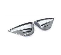 Manual Shift Lever Stick Cover For Tesla For Model For Y 2021-23 Fog Lamp Wind Knife Spoiler Blade Trim Front Light Protective ABS Decoration(Matte Black)