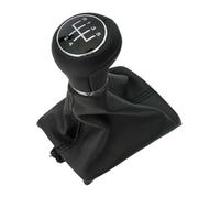 Manual Shifts Head Fits for A6 C6 2004-2012 A4 S4 B8 8K A5 8T 8F Q5 8R 2007-2015 5/6 Speed Car Shift Gear Knob with Real Leather(6 Speed)(5 Speed)