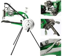 Manual Shoe Repair Machine for Leather, Dual Cotton Nylon Line Stitching, Handheld Cobbler Tool for DIY Shoe Patcher