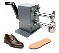Manual Shoe Sole Cutter Tool for Leather and Rubber, Handmade Shoemaking, Cuts Up to 8 mm Thickness for Custom Footwear