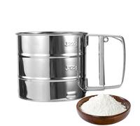 Manual Sieve for Baking | Tools for Fast Sieving with Handheld Sieve - Handheld Flour Sieve - for Household Baking Cooking and Cakes Sugar Coffee Powder Family Friendly