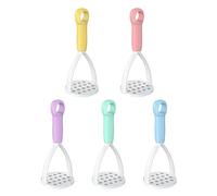 Manual Silicone Potato Masher, Mini Potato Masher for Non-Stick Cookware, Cooking Utensils Masher