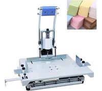 Manual Single Hole Punch, Plastic Punching Machine, Adjustable Paper Feed Depth 8-30mm, 1-5 Hole Spacing, Punching Thickness 30mm, Ideal for Tag Making