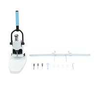 Manual Single Hole Puncher with Movable Positioning Ruler, 300 Sheets Capacity, Ideal for Home, School, Office Use, Includes 3 Drill Needles