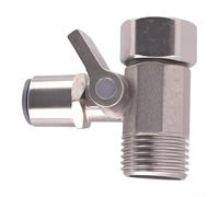 Manual Single Lever Control Shut Off Valve for Appliance Isolation Water Supply Lines Hot and Cold Inlet Outlet 5cm(2mm)