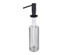 Manual Sink Soap Dispenser 31cm Rust-Proof Steel(Black)