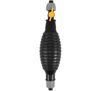 Manual Siphon Pump Gasoline Transfer Hose for Fish Tank Oil | Plastic Bulb Design, Black Finish, Automotive and Household Use, Self Priming Function, Portable Hand Tool Random Color