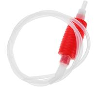 Manual Siphon Pump with Extended Hose for Gasoline Transfer | Plastic Build, Handles Tight Spaces, Versatile Use for Outdoor Tasks and Aquarium Water Changes