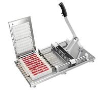 Manual Skewer Maker, Stainless Steel Meat Skewering Tool - for Barbecue, Lamb Skewers, Hot Pot & Skewers Home Use, Easy to Clean