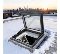 Manual Skylight Window, 50x80/55x60cm Skylights for House Roof, for Home/Sun Room/Attic/Basement Daylighting(70x80cm(2.3x2.6ft))