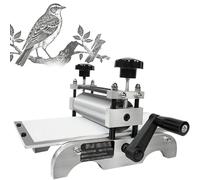 Manual Slab Roller Engraving Press, Professional Printmaking Machine, Adjustable Roll Height, 5 cm Roller Diameter, for Prints, Decorations, Wood, Copperplate