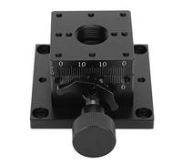 Manual Sliding Stage X Axes Dovetail Table High Accurate Linear Stage for Optical Instruments Measuring Devices Semiconductor Equipment Aluminum Alloy 40 x 40mm