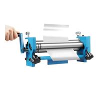 Manual Slip Roll Bender for Sheet Metal, 300mm Roller for Stainless Steel, Galvanized Steel, and Aluminum Fabrication