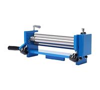 Manual Slip Roll Rolling Bender Steel Plate Bending Round Machine 300mm Width Sheet Metal Adjust Diameter Suitable for Stainless Galvanized Aluminum Device Rolled Sheets Copper Aluminium New