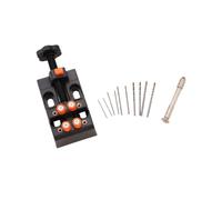 Manual Small Parts Clamp Set with Hand Pin Vise, Black | ABS Vise Body and 4-Point Bead Holding Design for Tasks
