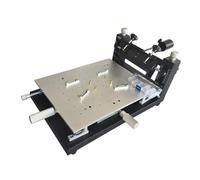Manual Small Screen Printing Station with Adjustable Thickness,SMT Solder Paste Printing Station with Aluminum Frame,for Small and Medium-Sized Batches of PCB Mounting and Welding