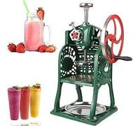 Manual Snow Ice Shaver Machine，Stainless Steel Block Shaving Tool with Trays Crush Easily and Save Effort It is Very Suitable for Both Commercial and Household Use