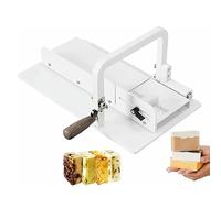 Manual Soap Cutter, Professional Handcrafted Soap Slicer with Adjustable Thickness and Millimeter Scale, Precise Cutting for Soap Making, Cheese