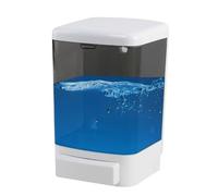 Manual Soap Dispenser Kitchen Bathroom Wall Mounted Soap Dispenser Commercial Soap Dispenser for Liquid Containers Shampoo Gel Chamber Plastic - 1000ml(33.8 oz)